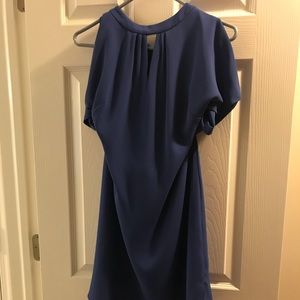 Light blue WHBM open shoulder, Flowy dress